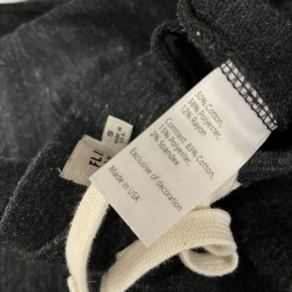 Flint and Tinder Pants Adult Small Heather Gray Sweat Lounge Drawstring Stretch - Picture 8 of 9